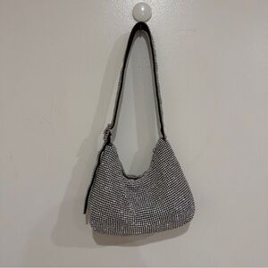 Rhinestone shoulder Bag by Topshop